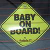 Baby on Board sticker