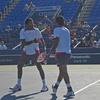 Rohan Bopanna and Aisam Qureshi at U.S. Open on Sept. 8, 2010