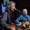 Lenny Kaye, from the Patty Smith Band, jammed with neuroscientist, Joseph E. LeDoux , at the Rubin Museum. 