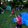 Kids ran free during a camping trip in Central Park.