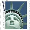 A U.S.P.S. Lady Liberty stamp was modeled from a photo of a replicaof the Statue of Liberty in Las Vegas.