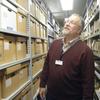Curator Tim Johnson inside the Sherlock Holmes Collections at the University of Minnesota Library