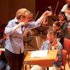 Marin Alsop leads the final rehearsal of the BSO Summer Academy Orchestra