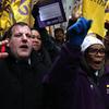 workers, protest, 32BJ