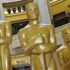 Oscar statues at the Kodak Theatre in Hollywood