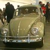 A VW beetle in the main lobby at MoMA.