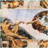 Michelangelo's Creation of Adam in the Sistine Chapel in Rome