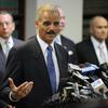Attorney General Eric Holder attends a press conference at the US Attorney's Office in New York, January 20, 2011
