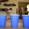 beer pong drinking party