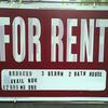for rent sign