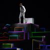 Singer Chris Brown performs at the Staples Center during the 54th Grammy Awards in Los Angeles, California, February 12, 2012. 