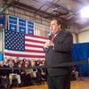 Chris Christie at a town hall meeting in New Jersey