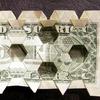 folded dollar holes