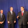 Former Mayor Ed Koch, Mayor Bloomberg, Staten Island DA Dan Donovan, Gov. Chris Christie and former Mayor George Pataki
