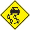 Expensive transport sign