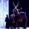 Ambrogio Maestri with Rupert the Horse in 'Falstaff'