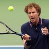 Actor Will Ferrell plays tennis during Arthur Ashe Kid's Day at the 2009 U.S. Open at the Billie Jean King National Tennis Center.