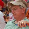 George Will takes in the game as the Washington Nationals defeat the St. Louis Cardinals at RFK Stadium on Labor Day, September 4, 2006