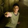 Daniel Radcliffe as Harry Potter. 