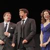 Alek Shrader, Paulo Szot and Lisette Oropesa at the Met Opera's SummerStage concert in 2009.