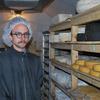 Michael Anderson in a cheese cave.