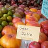 Ta-Ta, Tomatoes, For Now: I snapped this photo two weekends ago, when heirlooms first appeared at the market.