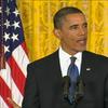 President Obama speaking at the White House on Friday, September 10, 2010