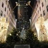 The Rockefeller Center Christmas Tree is lit November 30, 2011 in New York.