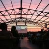 A film on the roof of El Museo del Barrio