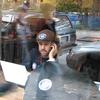 Obama volunteer Jason D'Angelo called voters in Ohio this afternoon from Peaches restaurant on Lewis Avenue in Brooklyn.