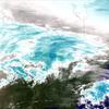 Satellite image from NOAA showing massive winter storm crossing the U.S.