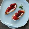 Strawberry bruschetta