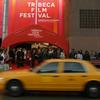 The red carpet at the Tribeca Film Festival.