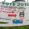 Election sign in Guinea
