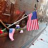 Tributes left at the World Trade Center site after Osama bin Laden was killed.