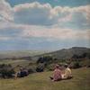 Locals enjoy the view of the Surrey Hills in England, 1928. (Photograph by Clifton R. Adams, National Geographic)