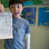Santiago from Ms. Marisa's first grade class at PS 859 in Manhattan wrote a poem about the Long Island Railroad.