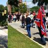 Matt Buck mocks white-supremacist marchers in South Carolina with his sousaphone