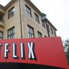 This Jan. 29, 2010, file photo, shows the company logo and view of Netflix headquarters in Los Gatos, Calif. 