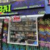 A shop on the Lower East Side advertises cannabis products. It's become increasingly easy to find products containing THC while walking around New York City.