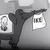 Still from Roy Disney's 1952 Eisenhower campaign ad