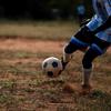 Soccer player in Kenya