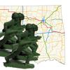 Oklahoma and green army men