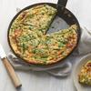 Frittata with Asparagus, Fresh Peas, Tarragon, and Chives from The Simple Art of Vegetarian Cooking
