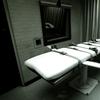 The execution bed sits empty on Death Row April 25, 1997 at Texas Death Row in Huntsville, Texas. About 450 prisoners are on the Row. Texas has the most executions in the US each year. 