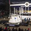 The Orion space capsule, along with NASA astronauts, pass the presidential viewing stand during the inaugural parade honoring U.S. President Barack Obama January 21, 2013 in Washington, DC