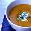 Red lentil soup with tomato and cumin