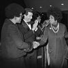 Leontyne Price, being honored by Delta Sigma Theta, a public service sorority, accepts a painting presented to her at the Metropolitan Opera House in New York on Oct. 10, 1973. 