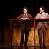Santino Fontana and Tony Shalhoub in a scene from Lincoln Center Theater's production of 'Act One,' a play written and directed by James Lapine, at the Vivian Beaumont Theater. 