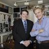 Conductor Andrew Litton and Peter Martins of NYC Ballet